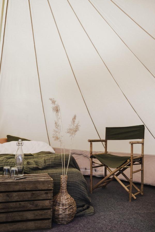 גרבסטאד Falkeroed - Lyxig Glamping I Naturreservat Ink Frukost מראה חיצוני תמונה