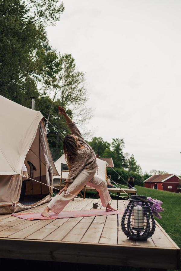 גרבסטאד Falkeroed - Lyxig Glamping I Naturreservat Ink Frukost מראה חיצוני תמונה