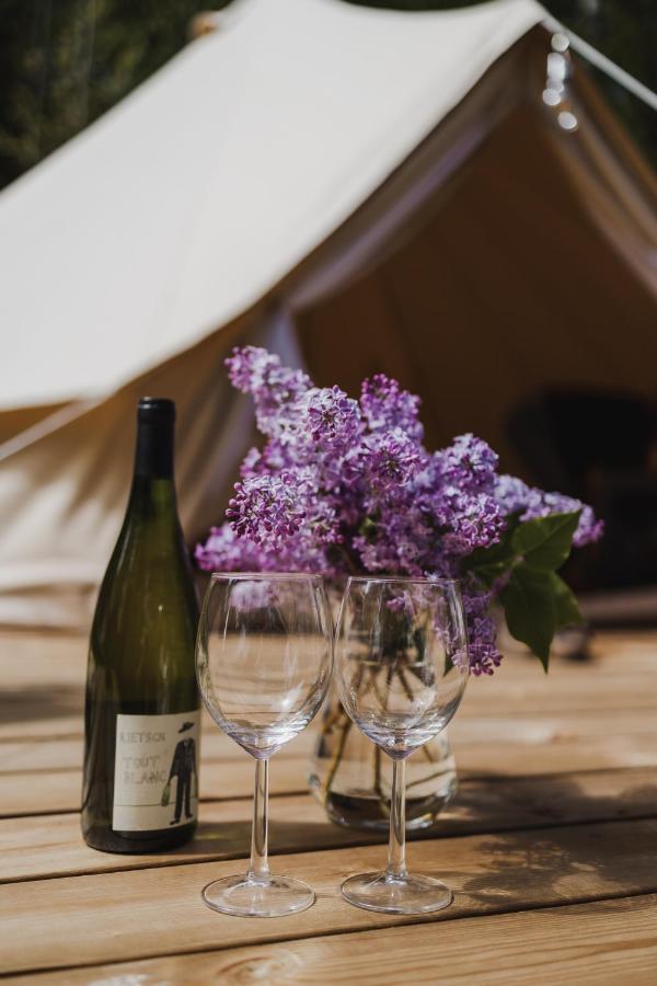 גרבסטאד Falkeroed - Lyxig Glamping I Naturreservat Ink Frukost מראה חיצוני תמונה