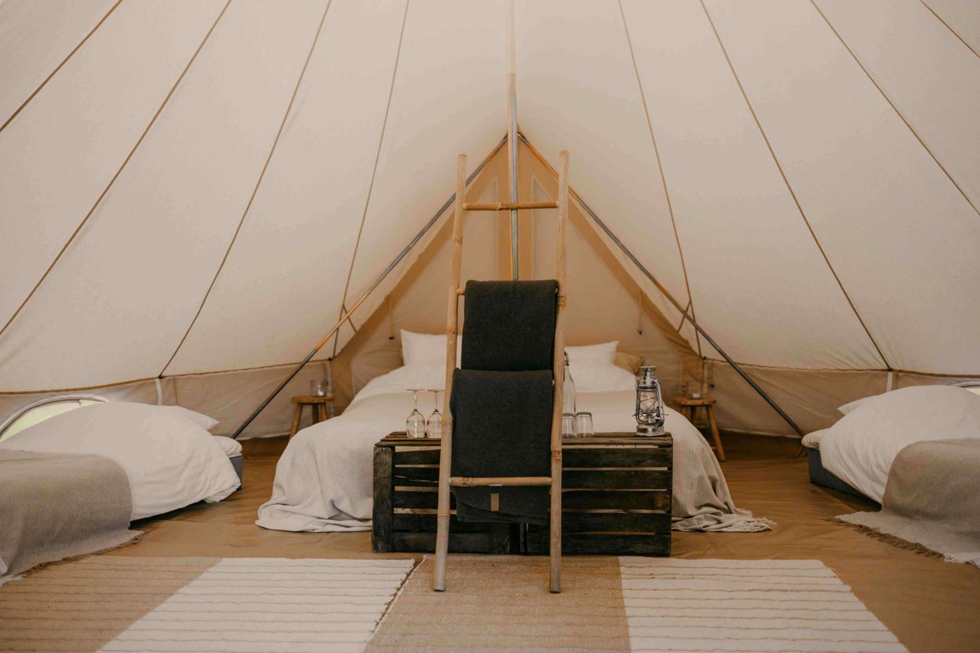 גרבסטאד Falkeroed - Lyxig Glamping I Naturreservat Ink Frukost מראה חיצוני תמונה