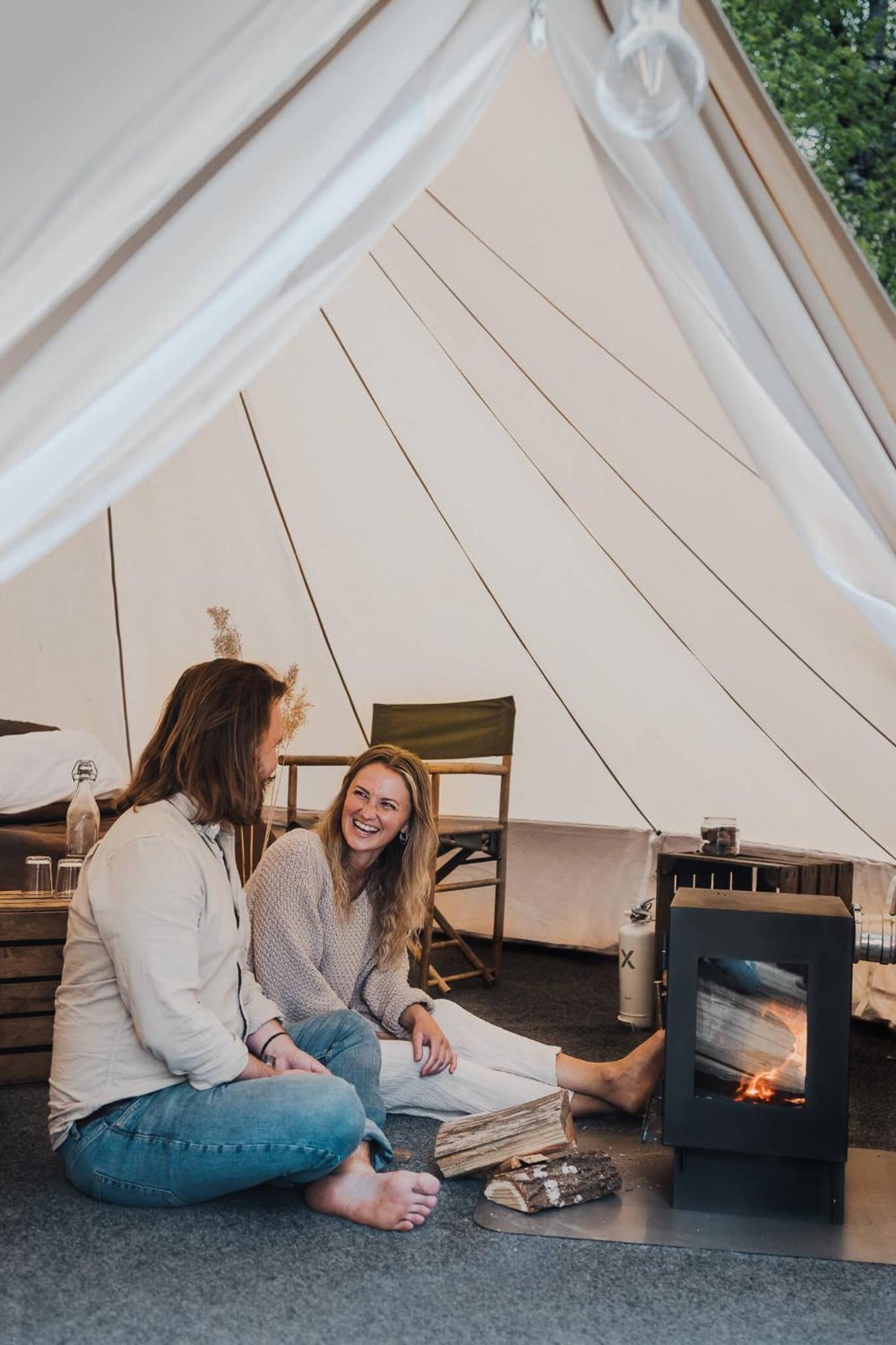 גרבסטאד Falkeroed - Lyxig Glamping I Naturreservat Ink Frukost מראה חיצוני תמונה