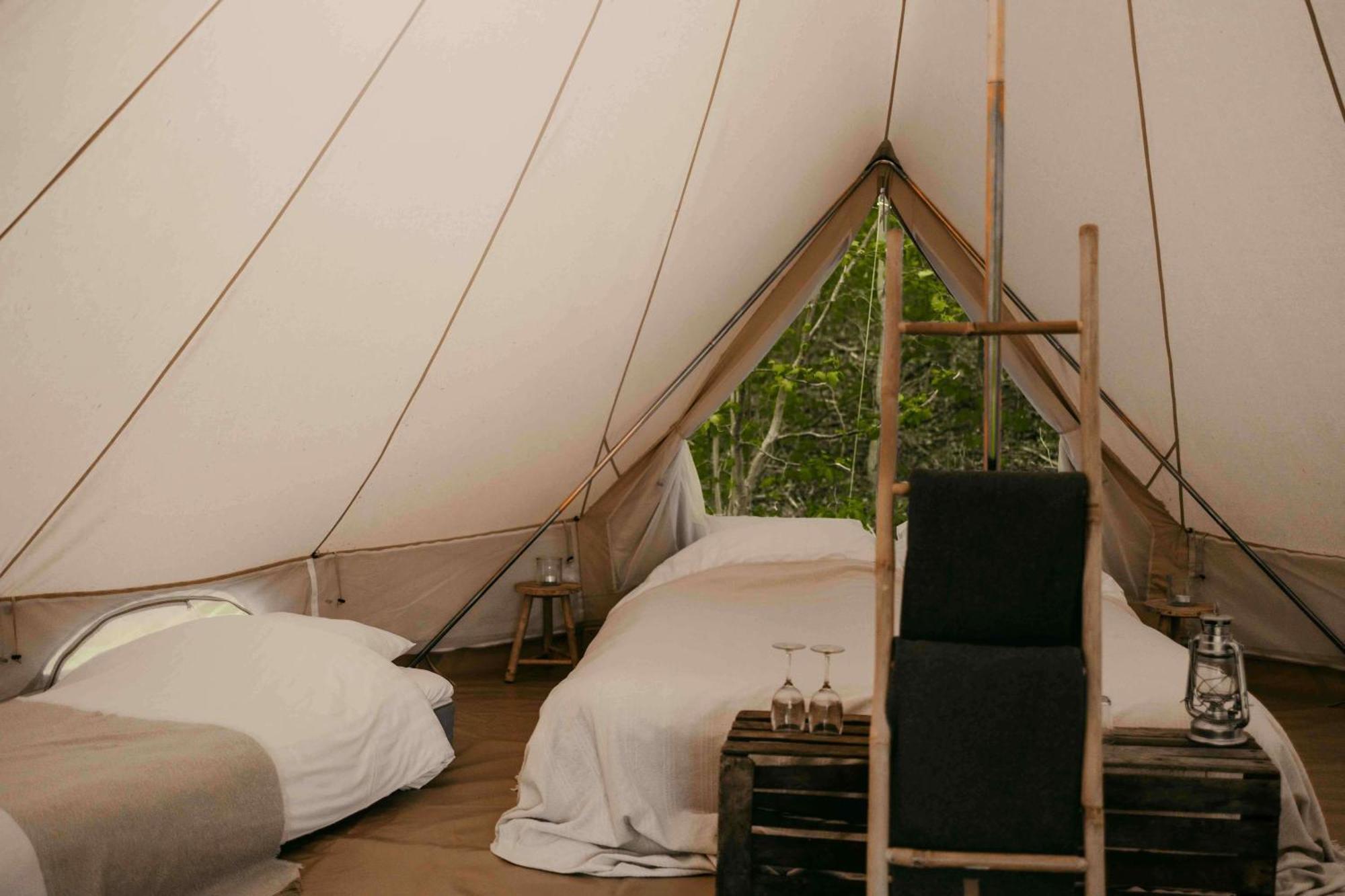 גרבסטאד Falkeroed - Lyxig Glamping I Naturreservat Ink Frukost מראה חיצוני תמונה
