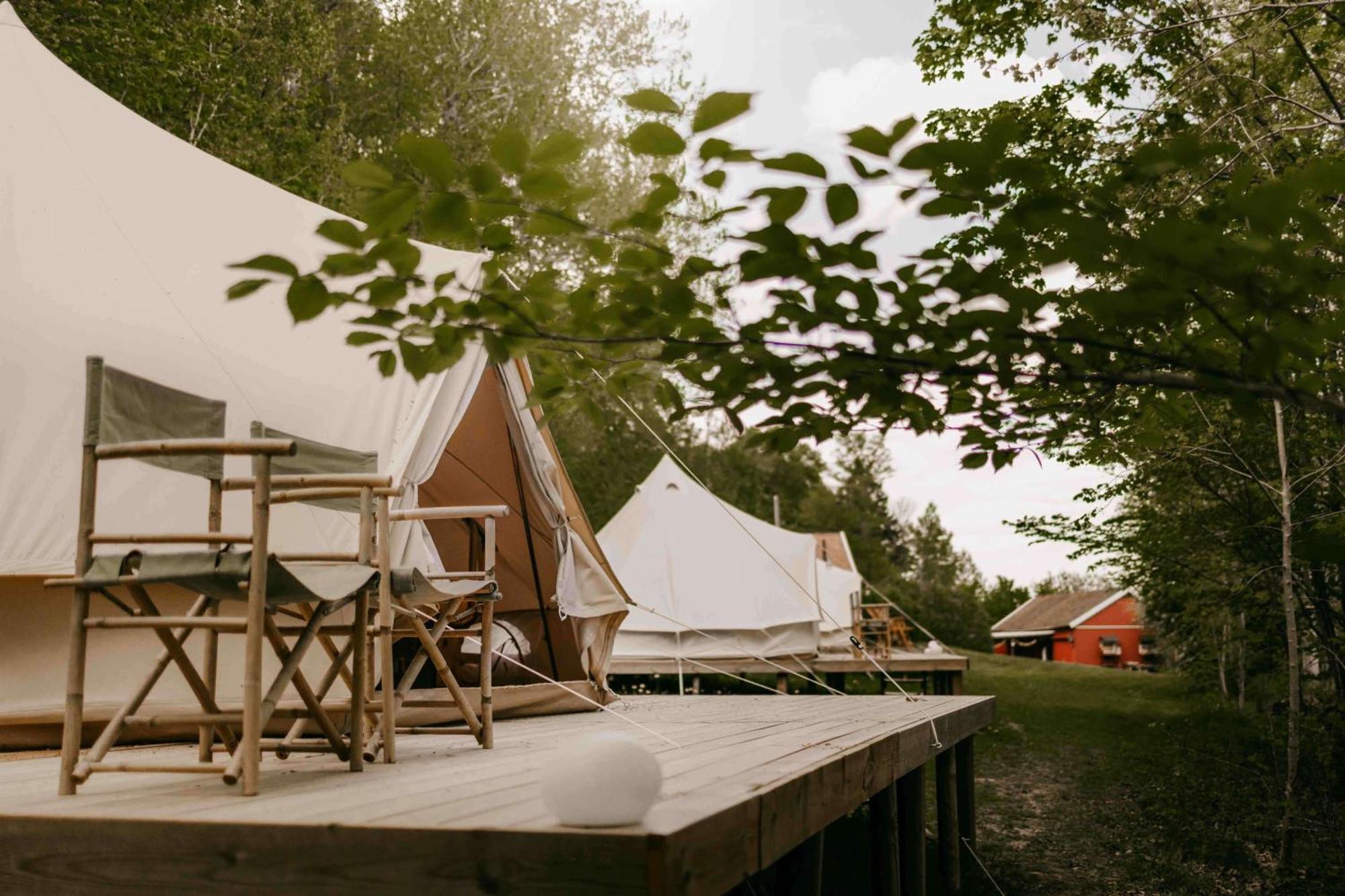 גרבסטאד Falkeroed - Lyxig Glamping I Naturreservat Ink Frukost מראה חיצוני תמונה