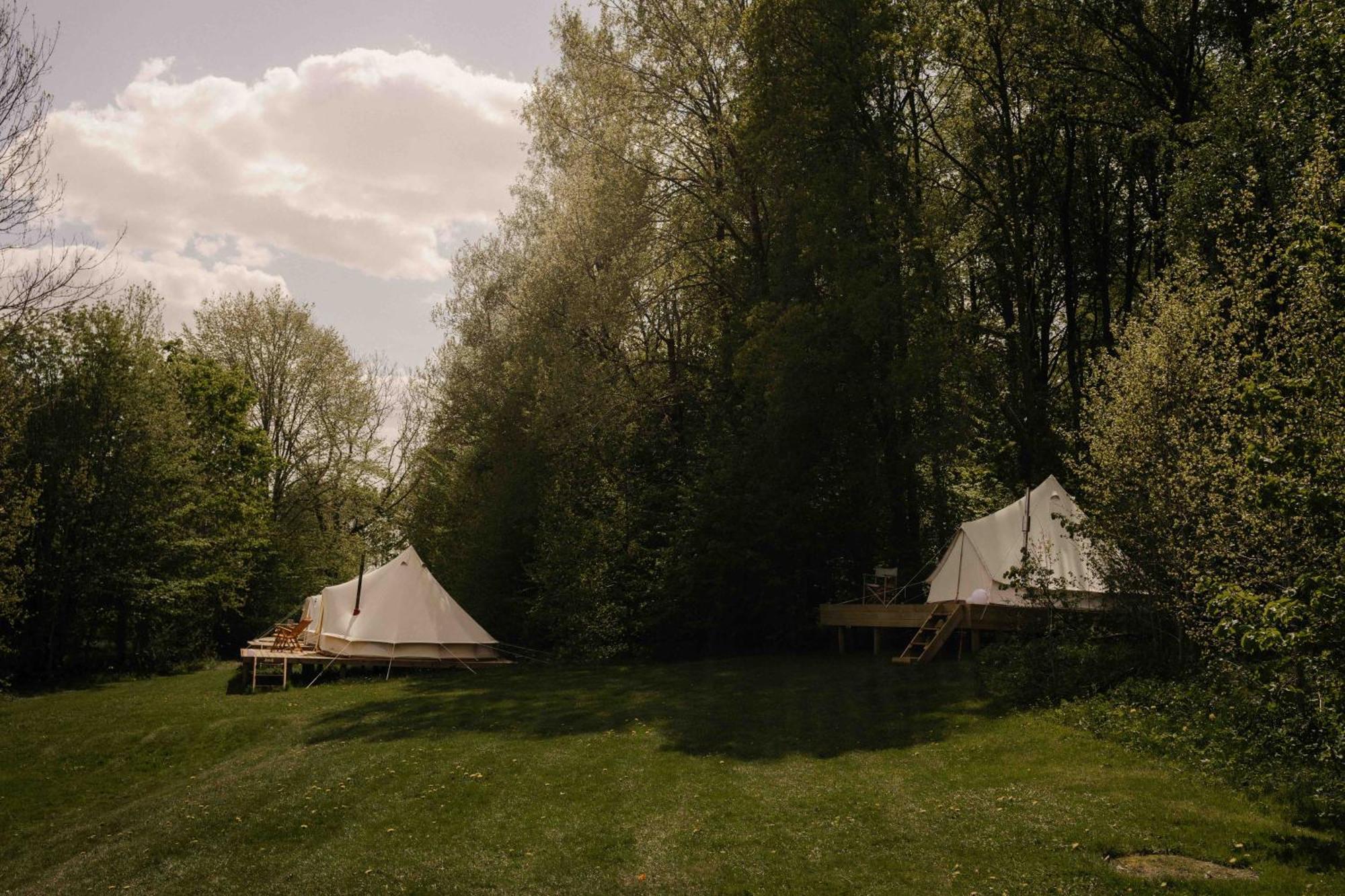 גרבסטאד Falkeroed - Lyxig Glamping I Naturreservat Ink Frukost מראה חיצוני תמונה