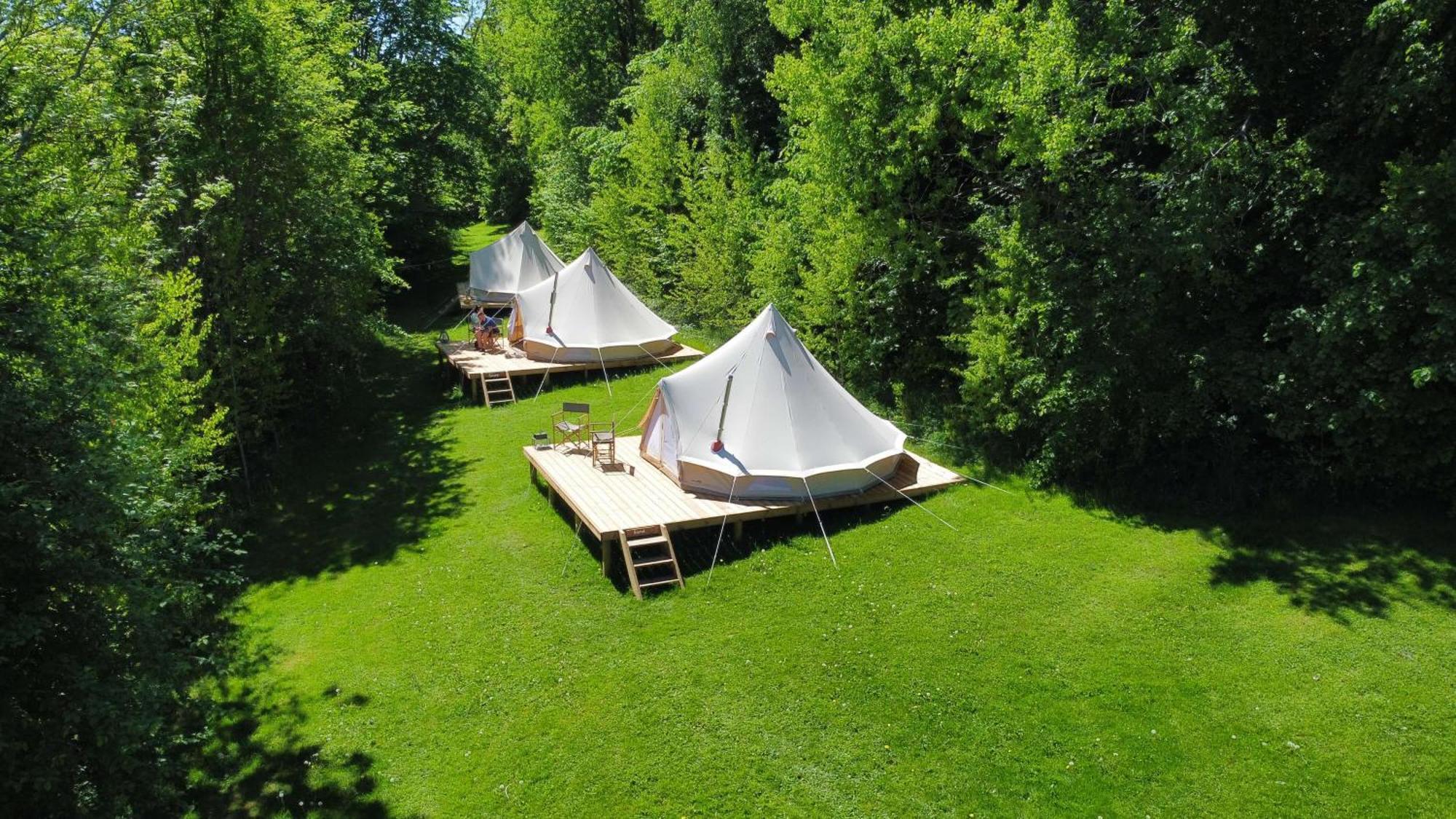 גרבסטאד Falkeroed - Lyxig Glamping I Naturreservat Ink Frukost מראה חיצוני תמונה